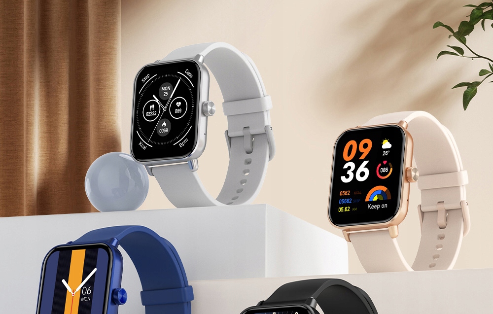 SmartwatchColmiP81smartzegareksportowydlakobietbluetoothip68zlotyZawierabaterietak belsilt Išmanusis laikrodis COLMI P81 sportinis išmanusis laikrodis moterims Bluetooth IP68 auksinis