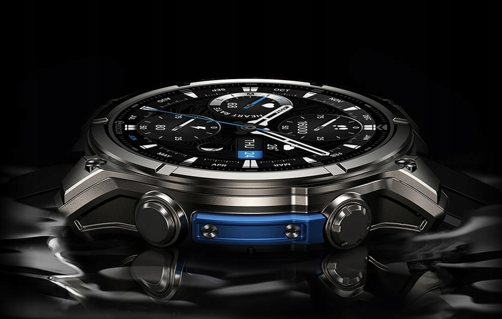SmartwatchZeblazeVibe8AbyssZegarekSzaryAMOLED5ATMRozmowyWojskowyTransmisjadanychbrak belsilt Išmanusis laikrodis Zeblaze Vibe 8 Abyss pilkas AMOLED 5 ATM skambučiai karinis stilius