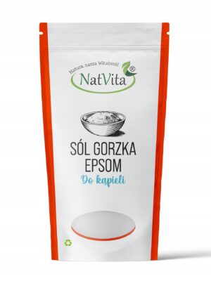 Gryna Epsom druska NatVita 1 kg magnio sulfatas 998 