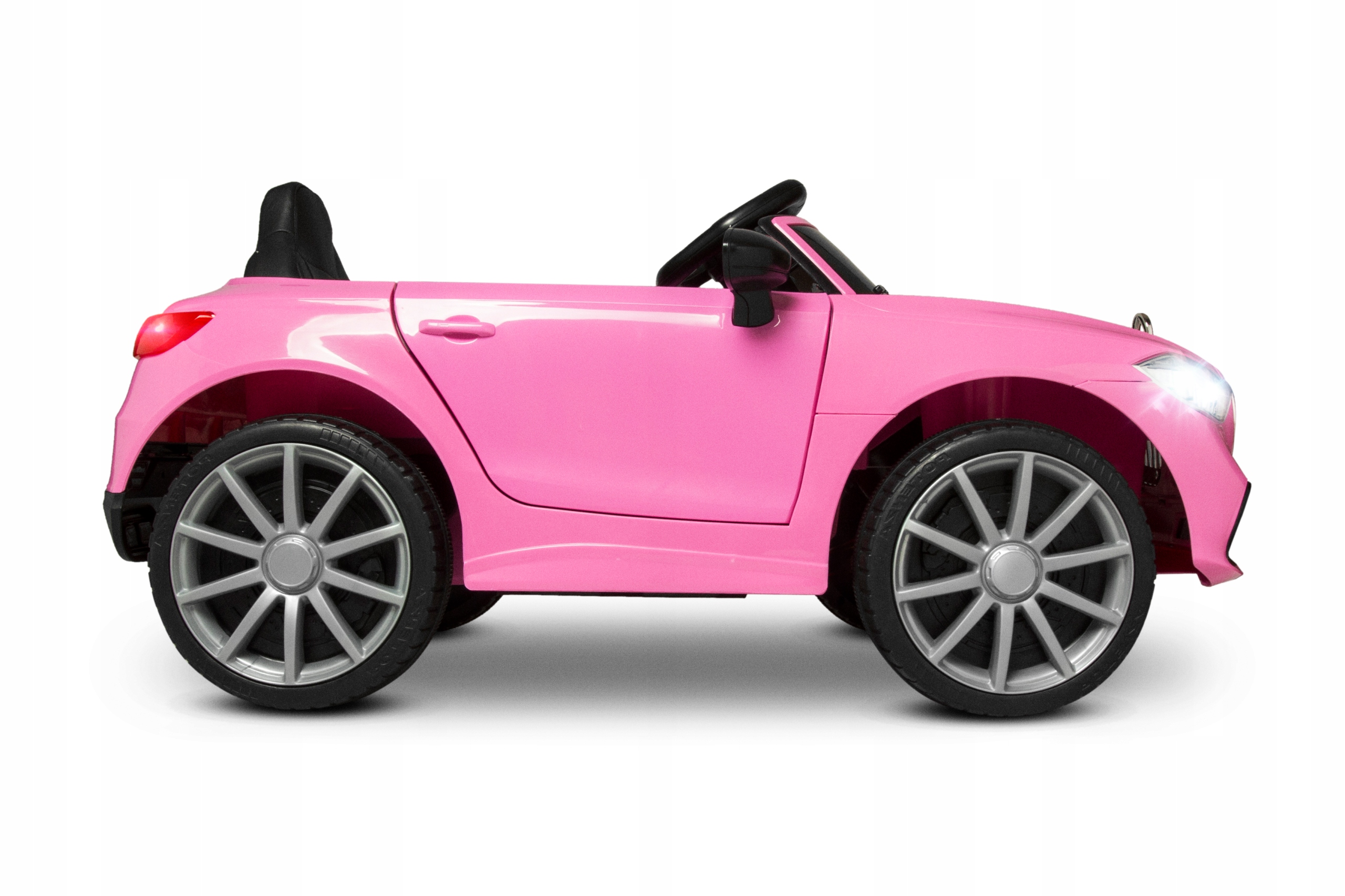 SportowyKabrioletjoy4kidsautonaakumulatorzPilotBujakLEDySkoraLiczbadrzwi2 belsilt Sportowy Kabriolet joy4kids elektrinis automobilis vaikams