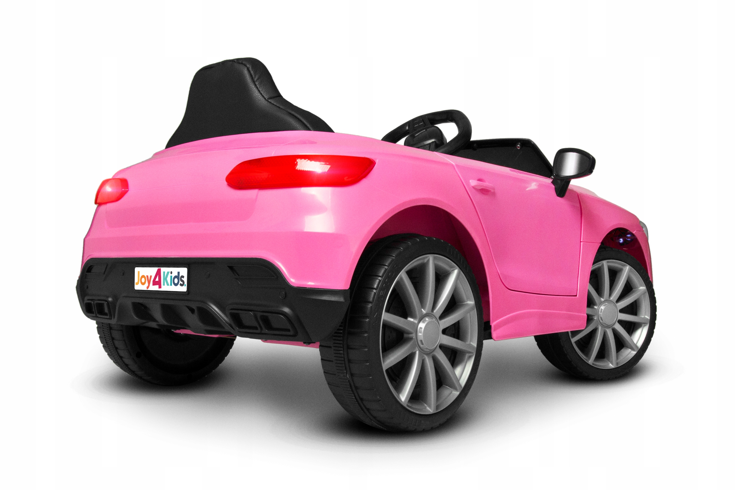 SportowyKabrioletjoy4kidsautonaakumulatorzPilotBujakLEDySkoraWagaproduktuzopakowaniemjednostkowym12kg belsilt Sportowy Kabriolet joy4kids elektrinis automobilis vaikams