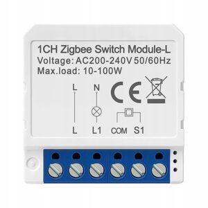 Valdiklis Zigbee Tuya išmanusis LiFe 1CH Avatto modulis dopuszkowy relė
