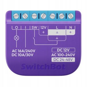 SwitchBot Relay Switch 1 išmanusis relė Wi Fi Bluetooth išmanusis Home