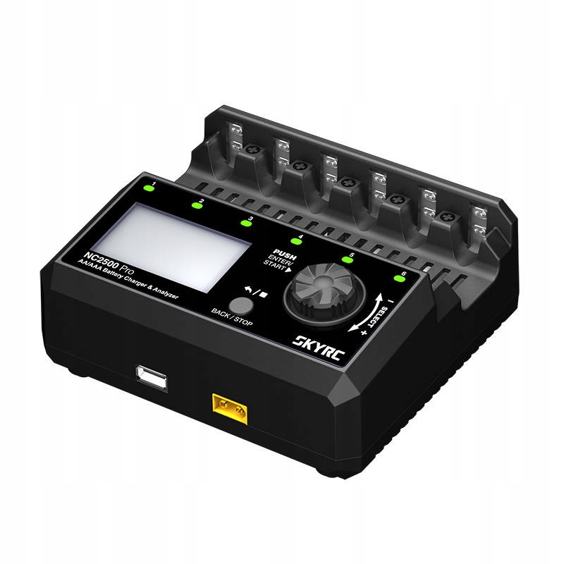 Greita įkroviklis AA AAA 36W SkyRC su USB для baterijų