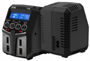 T100 įkroviklis 2x50W AC SkyRC – akumuliatorių įkroviklis