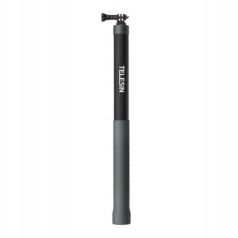 TELESINSelfieStickKijekWysiegnikZWloknaWeglowegoODlugosci3m belsilt TELESIN ištraukiama 3 m anglies pluošto asmenukių lazda laikiklis