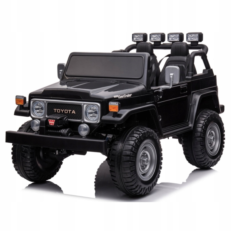 TOYOTALANDCRUISER4x4terenowy4x80W24V7AhAutonaAkumulatorEVAPILOT belsilt Toyota Land Cruiser 4X4 elektrinis automobilis vaikams 24V