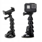TELESIN laikiklis vakuuminis laikiklis prie stiklo tvirtinimas kameros GoPro Hero DJI Insta360