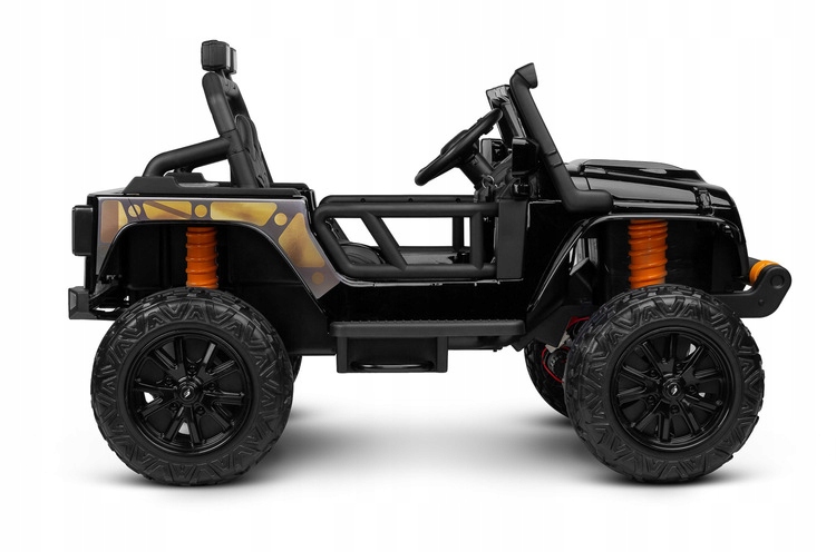 TerenowyPojazdAkumulatorowyRingoBlackLiczbamiejsc2 belsilt Terenowy automobilis Ringo Black elektrinis automobilis vaikams