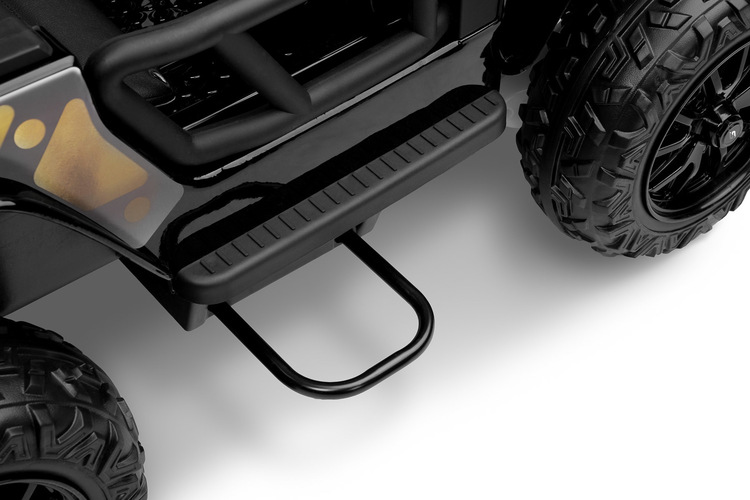TerenowyPojazdAkumulatorowyRingoBlackWagaproduktuzopakowaniemjednostkowym225kg belsilt Terenowy automobilis Ringo Black elektrinis automobilis vaikams
