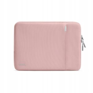 Tomtoc Defender A13  apsauginis dėklas ant MacBook Pro 14 rožinis