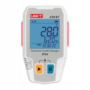 UNI-T temperatūros ir drėgmės Bluetooth registratorius A56 BT