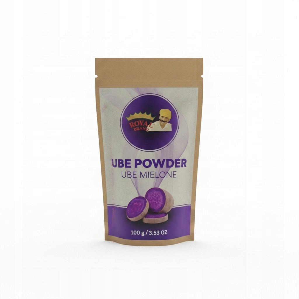 UbePowder100gmielonefioletowyproszekubedodeserowlodowciastStanopakowaniaoryginalne belsilt Violetinis spalvota matcha arbata milteliais 100 g