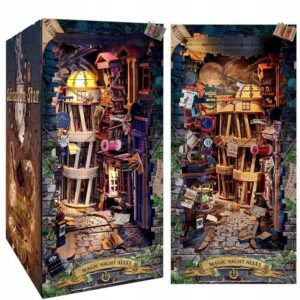 Book nook 3D dėlionė išsigelbėjimo alėja su LED apšvietimu modelis 270