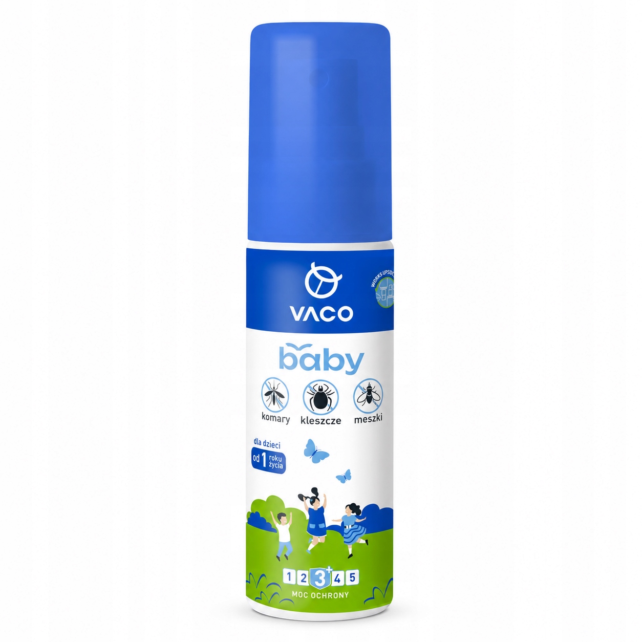 VACOBABYPlynnakomarykleszczeimeszkidladzieci12mspray80ml4 belsilt VACO Baby purškalas vaikams nuo uodų erkių ir mašalų 80 ml vaikams