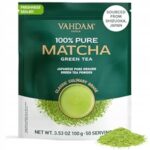 VAHDAMjaponskaherbatamatchawproszku100G belsilt Japoniška matcha arbata Vahdam 100 g