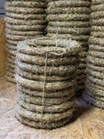 Wianekzsianapolprodukt18cmpodkladslomianybazadowiankow belsilt Šiaudinis pagrindas Joninių vainikams 18 cm rankdarbiams
