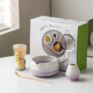 Ceremoninis matcha rinkinys su japoniškais priedais