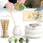 Dovanų matcha rinkinys 7 vnt su chasen šluotele namuose
