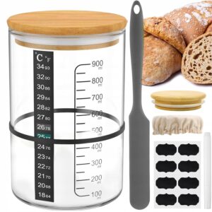 ZESTAWDOZAKWASUNACHLEBZESTAWSTARTOWYDOZAKWASUZESZKLA900ML8SZT belsilt Duonos raugo indas 900 ml su priedais startinis rinkinys