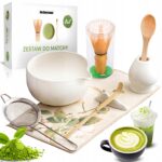 Dovanų matcha rinkinys 8w1 su chasen ir chashaku Lietuvoje