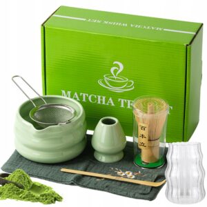 Dovanų matcha rinkinys 7 vnt su japoniškais priedais