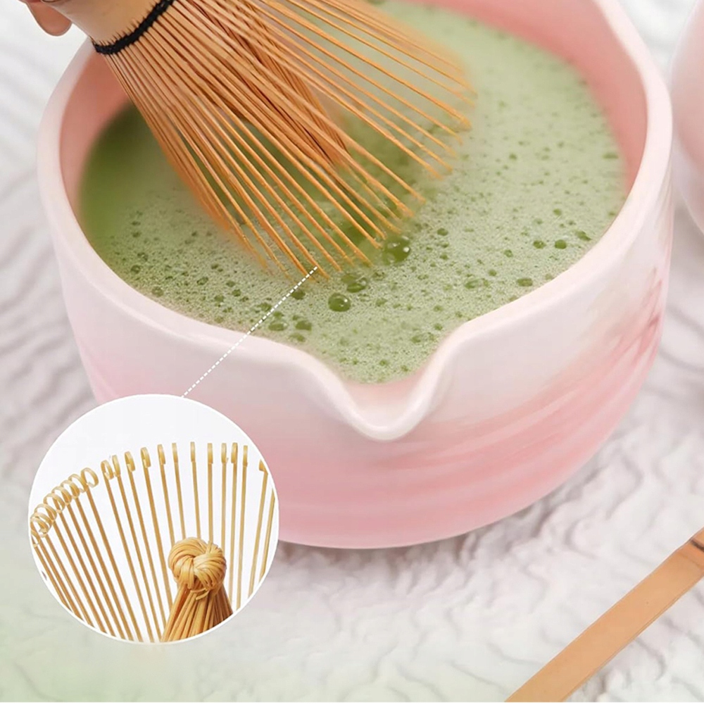 ZESTAWPREZENTOWYDOHERBATYMATCHATRADYCYJNEPARZENIEMATCHYELEGANCKIMarkaBedee belsilt Dovanų matcha rinkinys su japoniškais priedais namų ritualui