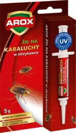ZelnakaraluchywformiestrzykawkiAROX belsilt Arox gelis nuo tarakonų švirkšte