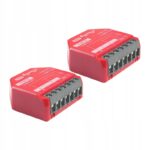Rinkinys 2x Shelly 1PM Gen4 relė Matter Zigbee Wi Fi matavimas Energii 16A