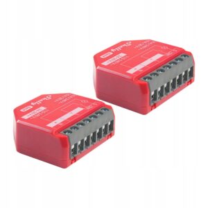 Rinkinys 2x Shelly 1PM Gen4 relė Matter Zigbee Wi Fi matavimas Energii 16A
