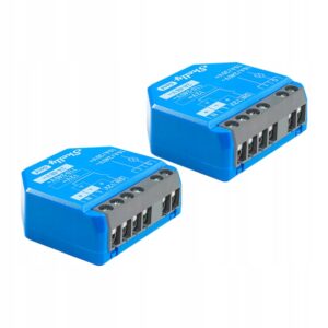 Rinkinys 2x Shelly Gen4 relė Matter Zigbee Wi Fi Bluetooth 16A 12V 24V