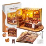 Book Nook mini kepyklėlė DIY rinkinys su LED apšvietimu 164 vnt