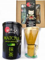 Matcha ruošimo rinkinys 100 g su chasen šluotele bio