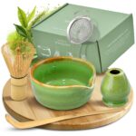 ZestawdoMatchyComforderZestawStartowyzMiotelkaiMiseczkaZestawdoHerbatyZielony belsilt Startinis matcha rinkinys žalias su chasen šluotele internetu