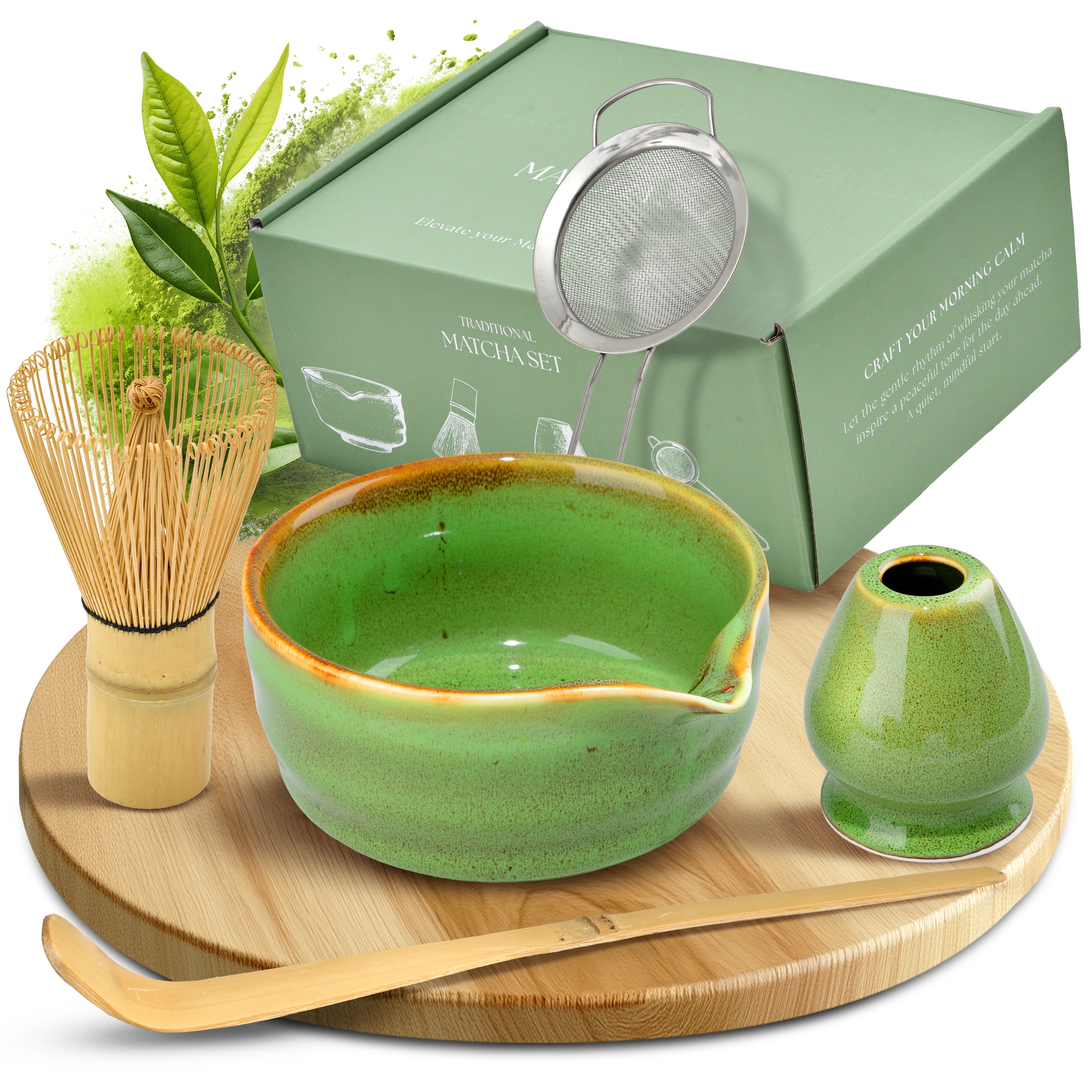 ZestawdoMatchyComforderZestawStartowyzMiotelkaiMiseczkaZestawdoHerbatyZielony belsilt Startinis matcha rinkinys žalias su chasen šluotele internetu