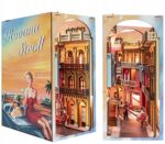 Book nook miniatiūrinis namelis Havanos kavinė su LED apšvietimu modelis 259
