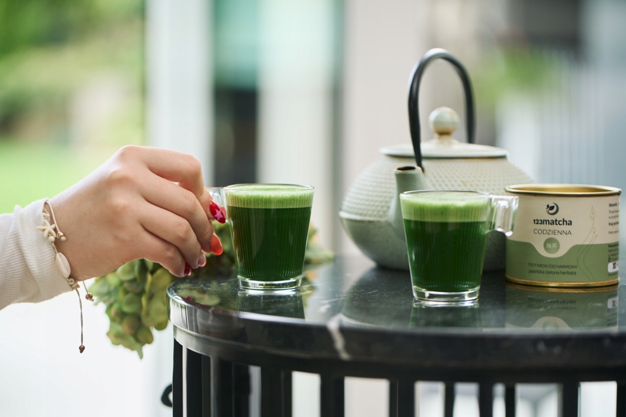 ZielonaHerbataMATCHACodzienna100gJAPONSKAsproszkowana123MatchaLatteWaga100g belsilt