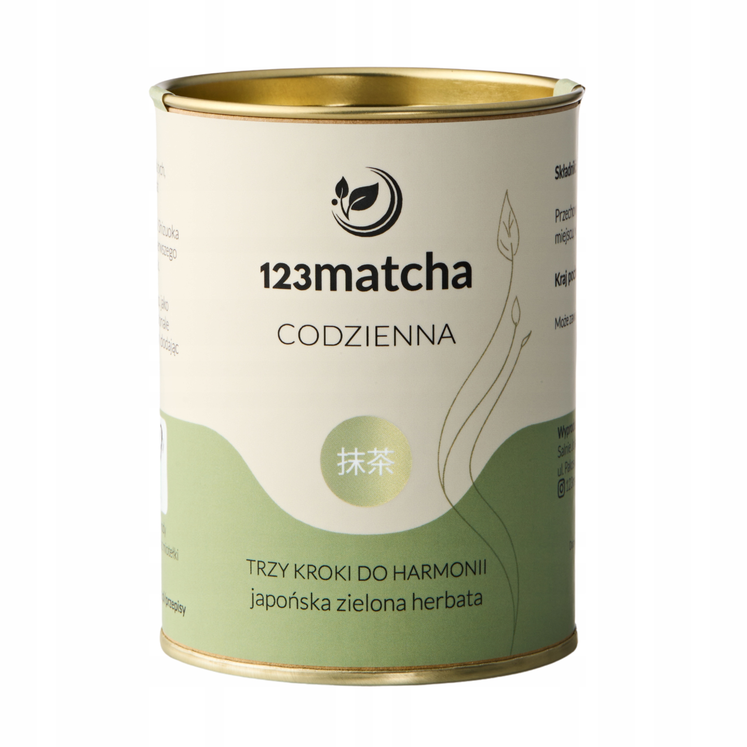 ZielonaHerbataMATCHACodzienna100gJAPONSKAsproszkowana123MatchaLatte belsilt