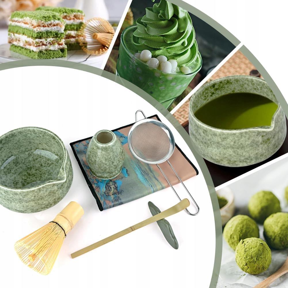 aa23ba854d728ad27d7917c6e2cd belsilt Dovanų matcha rinkinys 7w1 su chasen šluotele ir chashaku šaukšteliu startui