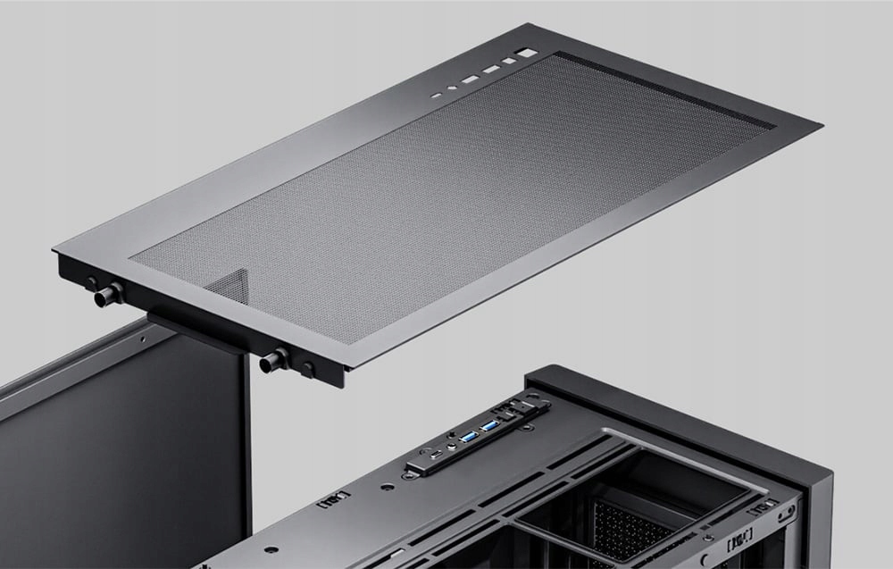 DarkFlash Airnova Big Tower ATX korpusas juodas su 3 ventiliatoriais