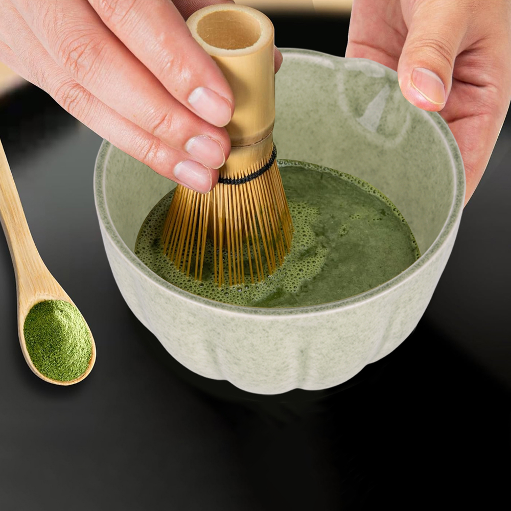 e51245cf436a96792ddf42ae09ae belsilt Matcha ruošimo rinkinys su keramika 5 vnt baltas ir priedai