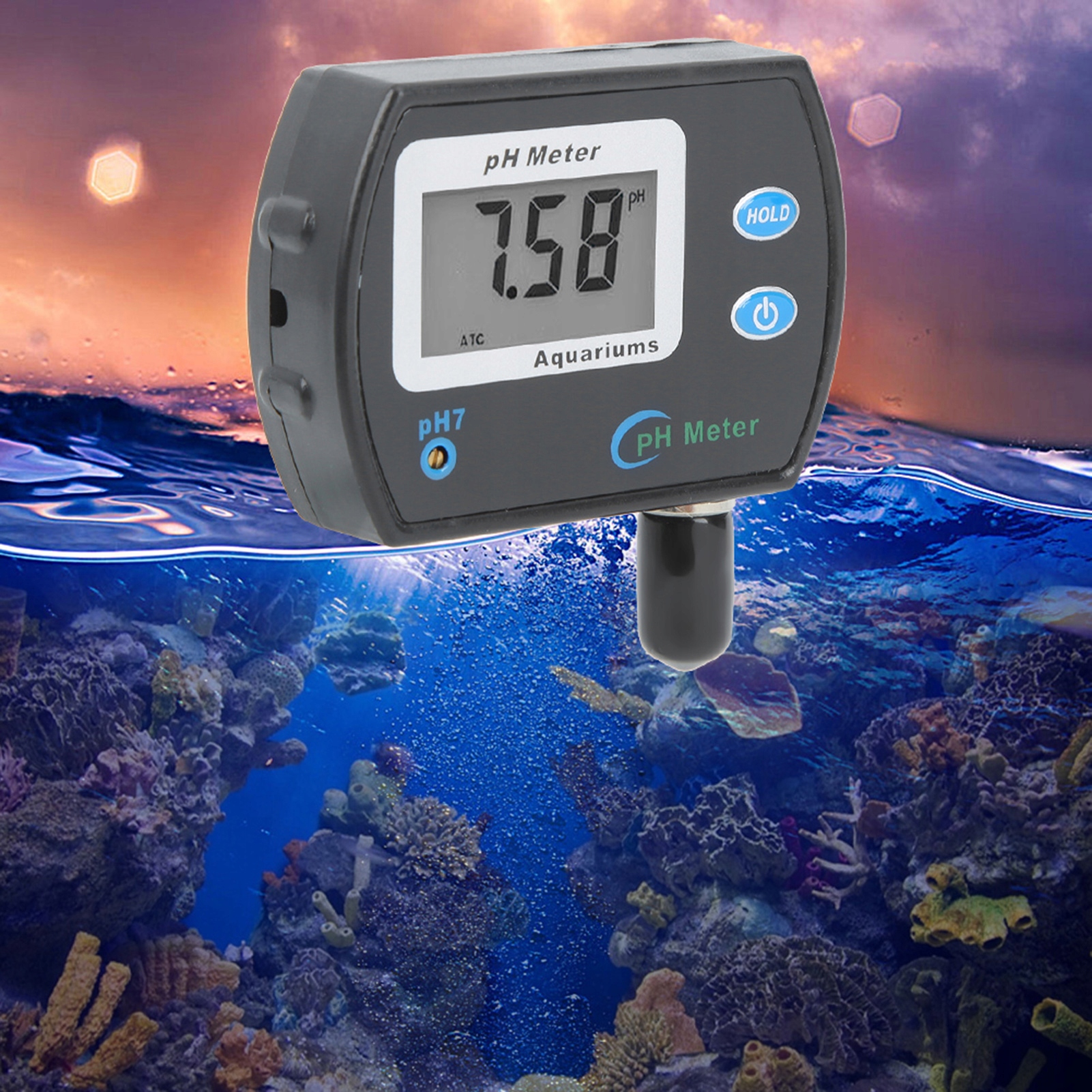23fdb0bc44009e4a1c433722b9c5 belsilt Kompaktiškas vandens pH matuoklis su LCD ekranu