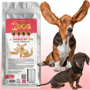 2Dog Premium monoproteinis šaltai spaustas maistas šunims su aviena 12 kg