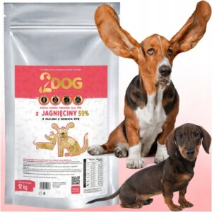 2Dog Premium monoproteinis šaltai spaustas maistas šunims su aviena 12 kg