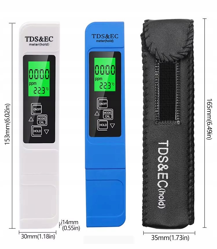 8a8ede984bb7bd4338a374dbedaf belsilt Skaitmeninis TDS ir EC matuoklis 3 viename su temperatūra 09990 ppm su HOLD funkcija