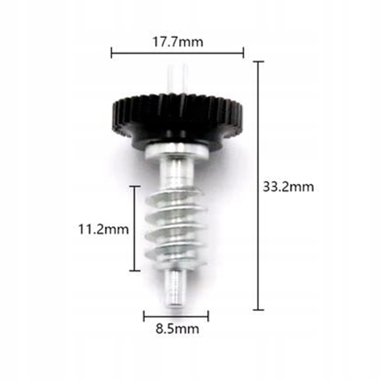 BMW 7 E65/E66 šoninio veidrodėlio lankstymo metalinis krumpliaratis, 33,2 mm - Image 5