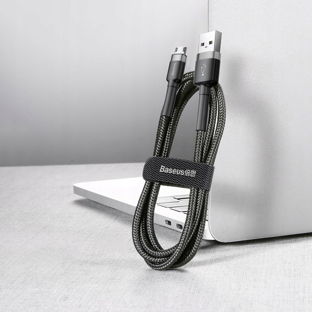 BASEUSKABELMICROUSBUSBAMOCNYDWUSTRONNYPRZEWOD24A480Mbps1MKolorczarny belsilt