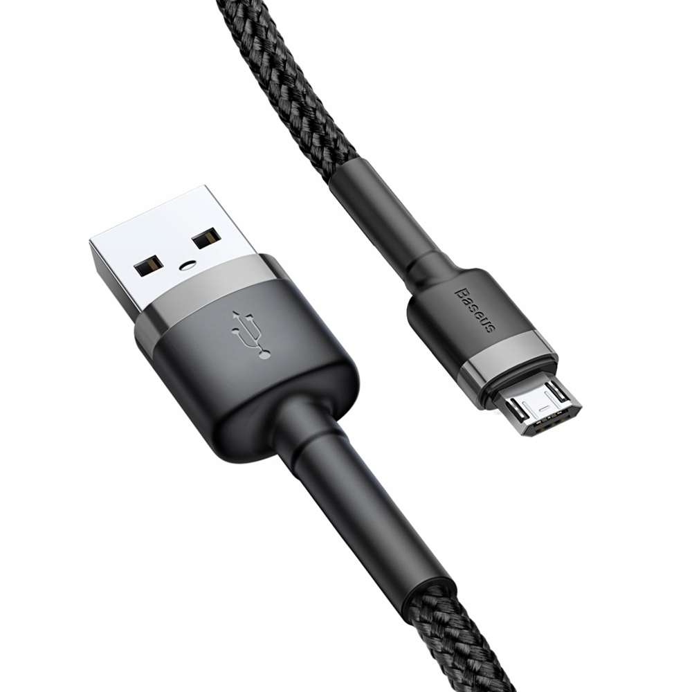 BASEUSKABELMICROUSBUSBAMOCNYDWUSTRONNYPRZEWOD24A480Mbps1MMarkaBaseus belsilt