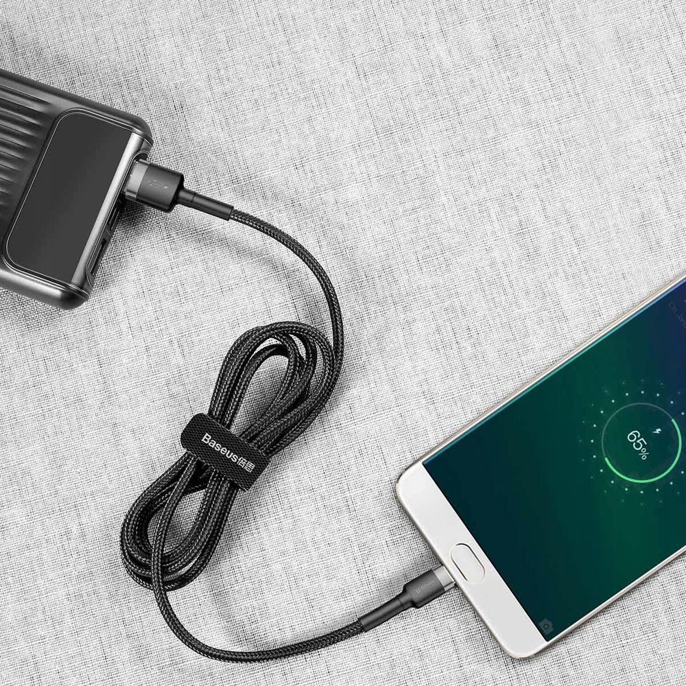 BASEUSKABELMICROUSBUSBAMOCNYDWUSTRONNYPRZEWOD24A480Mbps1MZgodnosczestandardemQuickCharge30 belsilt