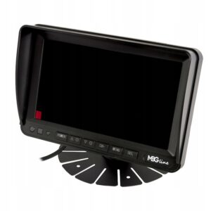 Belaidė galinio vaizdo kamera su monitoriumi, 7 colių IPS, Full HD 1080p, 12–36 V, IP68 – autobusams, MBG Line